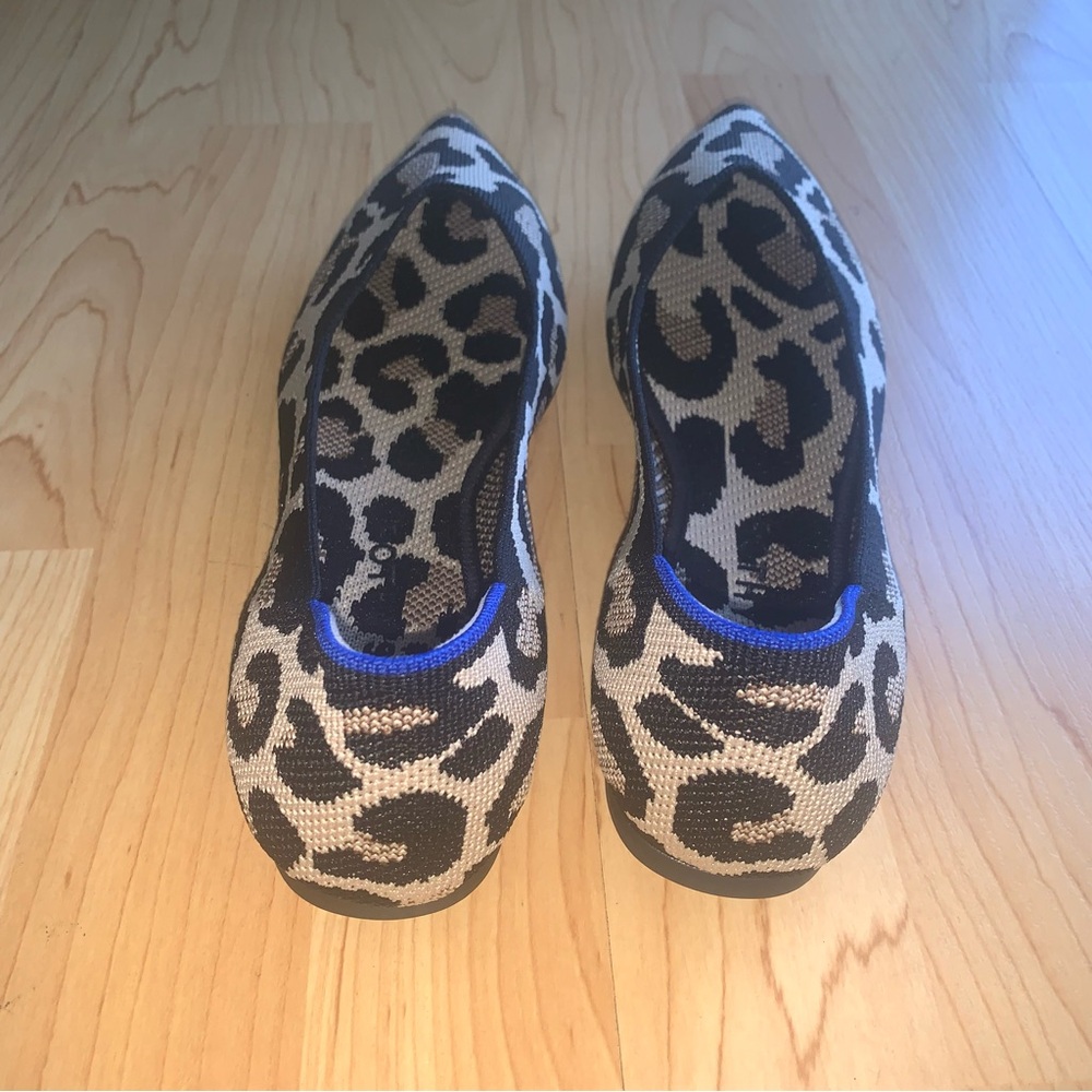 Rothy's The Point Leopard - Desert Cat Flats - Size 9.5 New (no box) - Picture 3 of 7